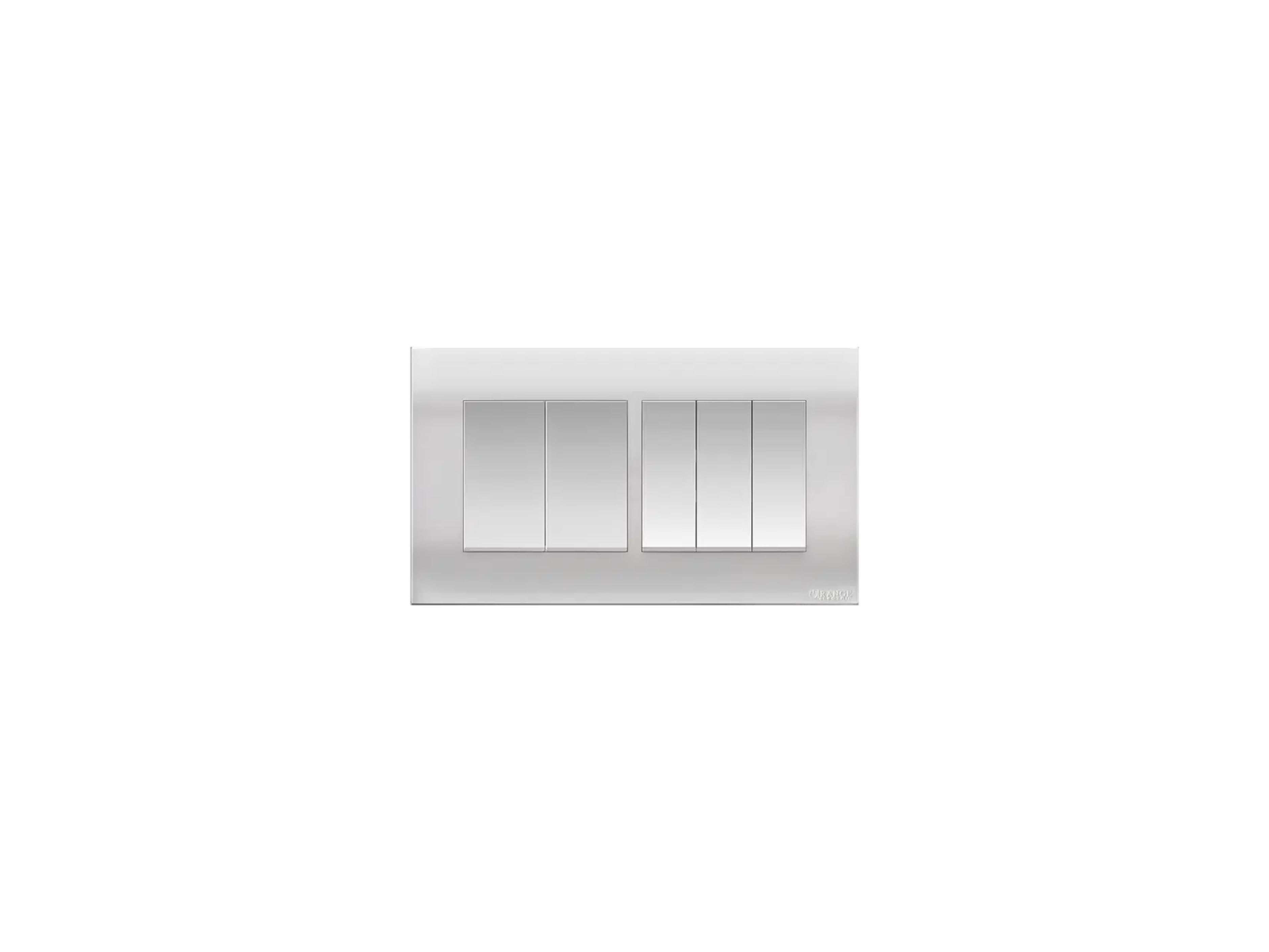 AKOYA 5GANG 1WAY SWITCH 10A WHITE